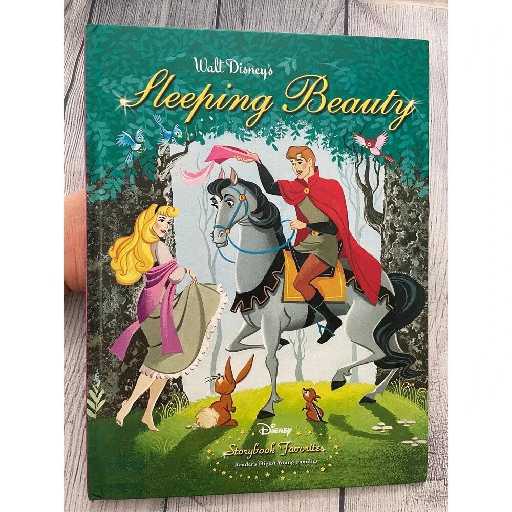 Vintage Disney Sleeping Beauty Children’s Hardcover Book, Storybook Favorite